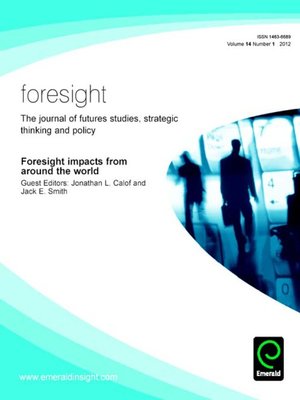 cover image of foresight, Volume 14, Issue 1